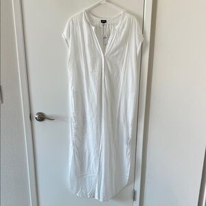 White Midi Dress - GAP Body